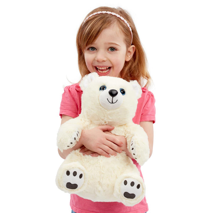 Snuggle Buddies Endangered Animals Plush Toy - Polar Bear