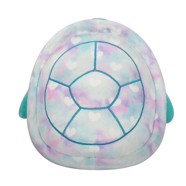 Original Squishmallows 16' Soft Toy - Cascade the Teal Turtle with Tie-Dye Shell